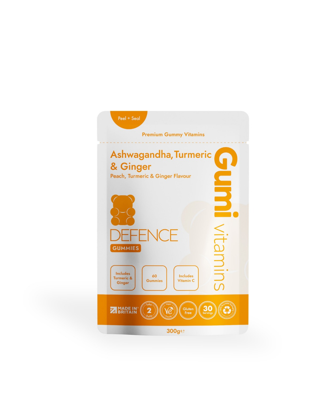 Ashwagandha, Turmeric & Ginger | 30 Gummies