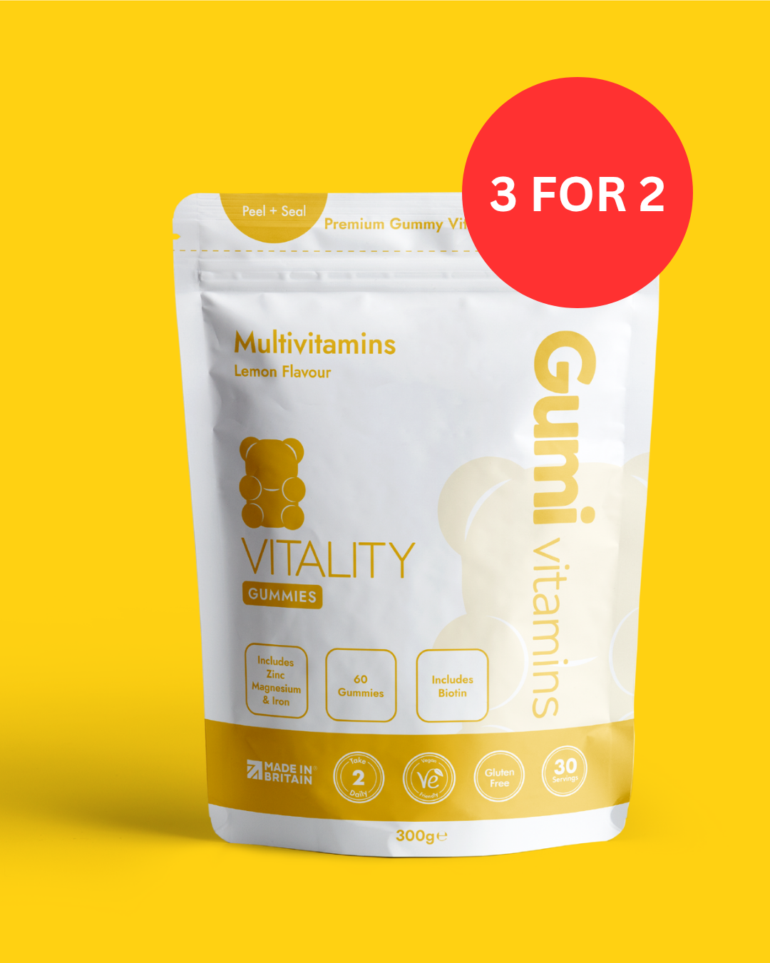 Gumi Vitamins Multivitamins for vitality and immune support in gummy form