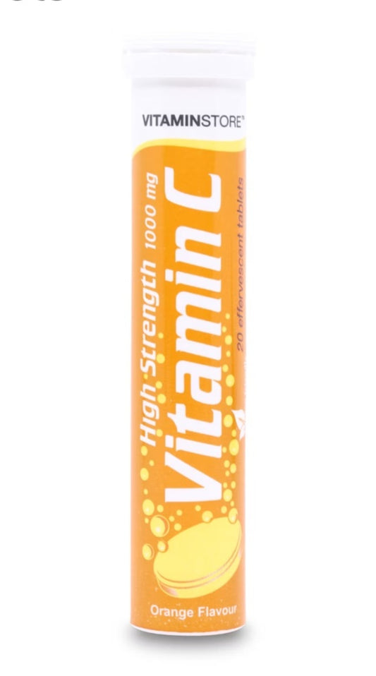 VitaminStore Orange Flavour Energy Release | 20 Effervescent Tablets