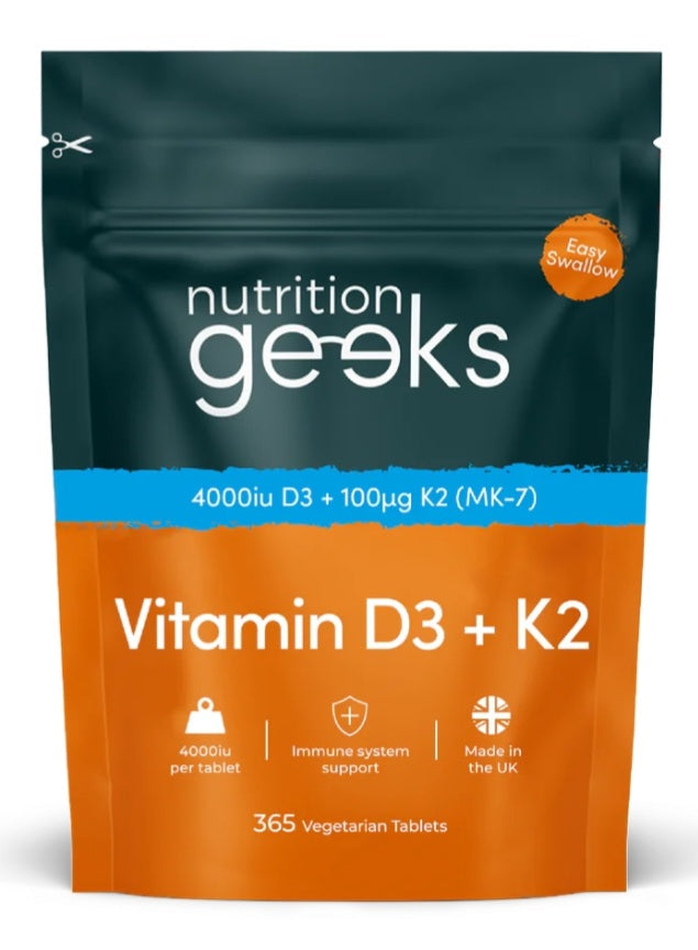 Vitamin D3 400iu + K2 | 365 Tablets