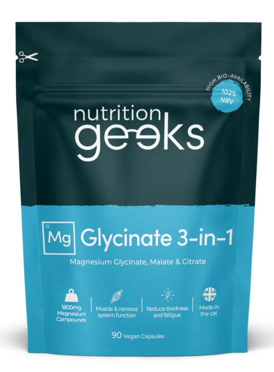 Magnesium Glycinate 3-in-1 |90 Capsules