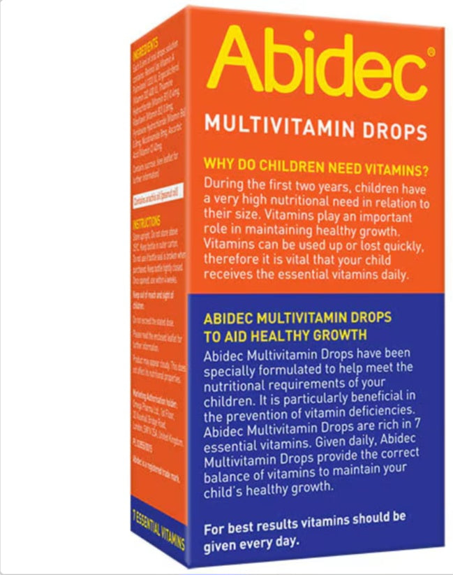 Abidec Multivitamin Drops | 25ml